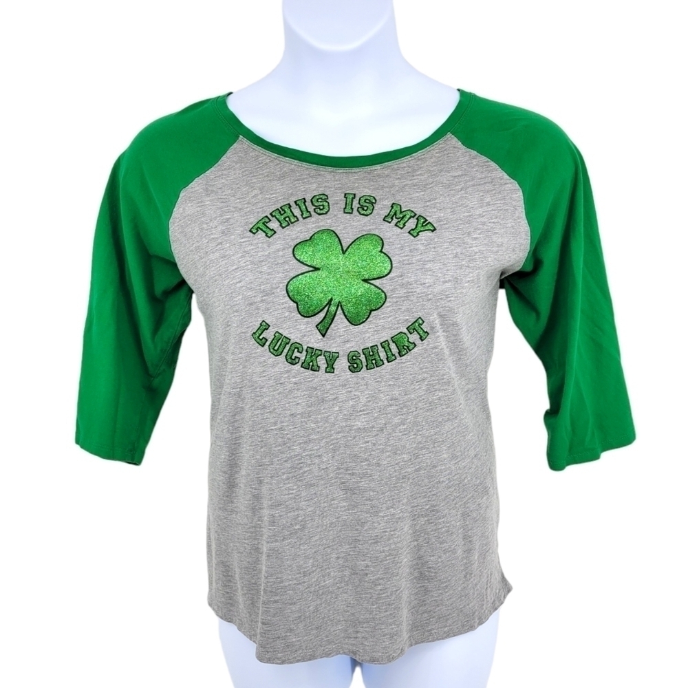 SAINT PATRICKS DAY Vintage This My Lucky Shirt 100% Cotton Size XL